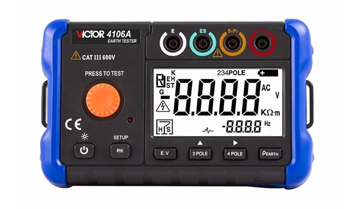 Calibración de equipos o instrumentos de medición telurometros digital mediciones de la resistencia de puesta a tierra y para medir la resistividad del terreno, laboratorio de calibración.